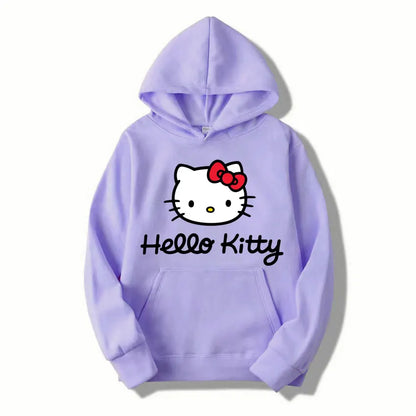 Sanrio Hello Kitty Light Purple Sweatshirt & Hoodie