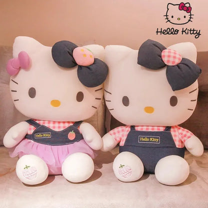 Sanrio Hello Kitty Plush Toys | Hello Kitty in Blue Denim (Available in 24cm / 32cm)