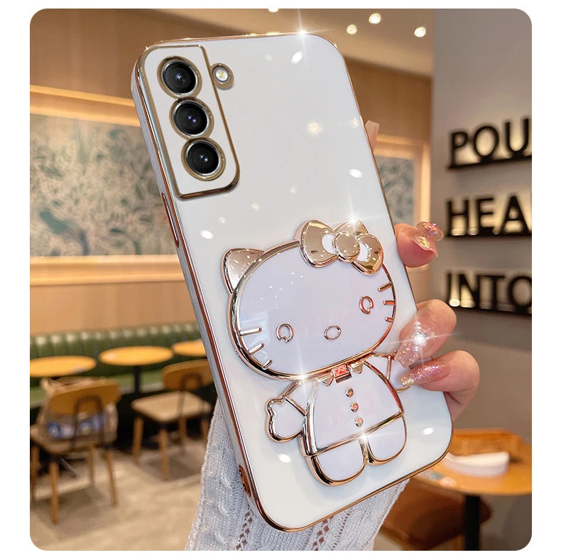 Samsung Galaxy Hello Kitty Phone Case with Make up mirror