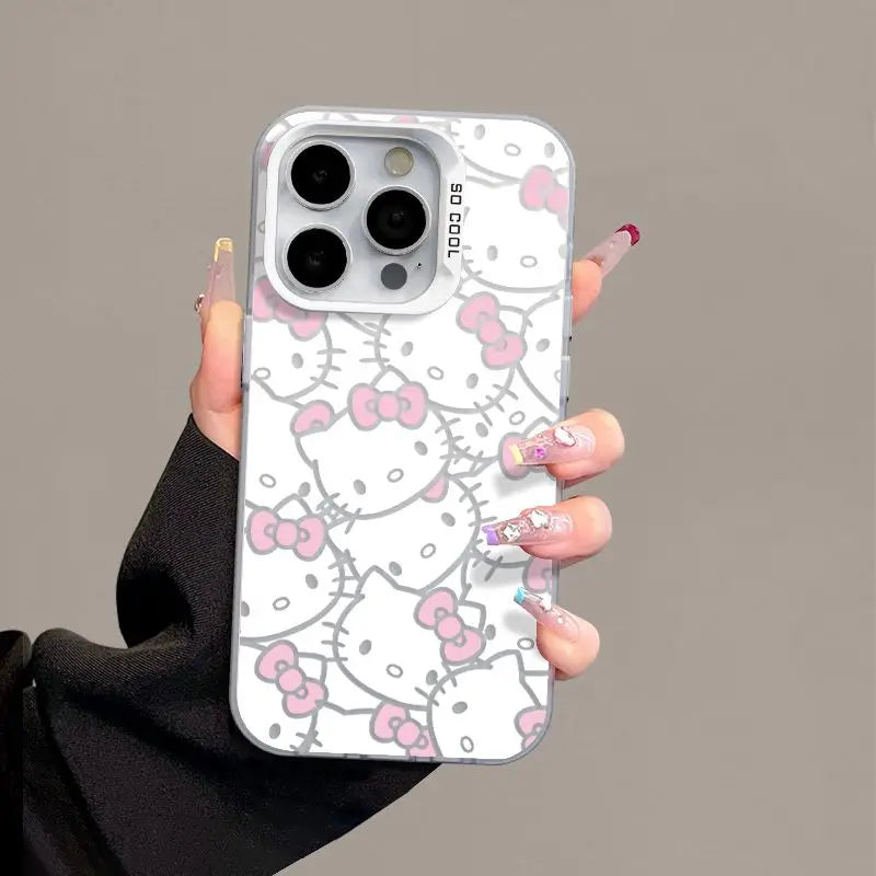 Sanrio Pink and white Hello Kitty Phone Case | Anti Fall Cover