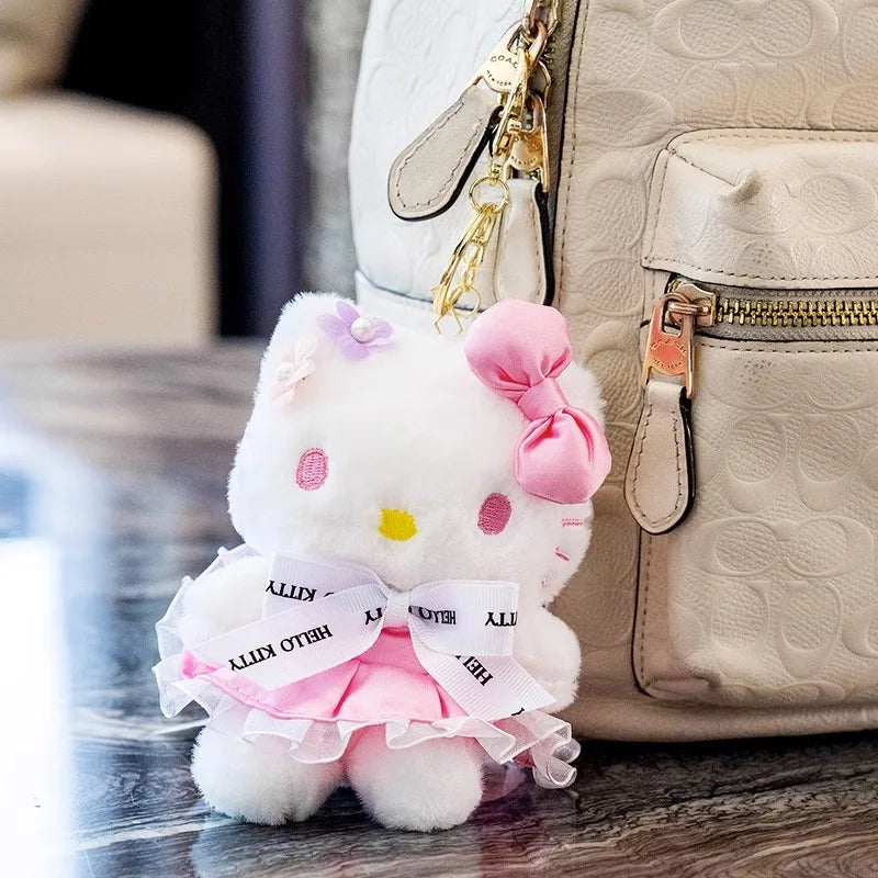 Sanrio Hello Kitty Pink Plush Toy Keychain