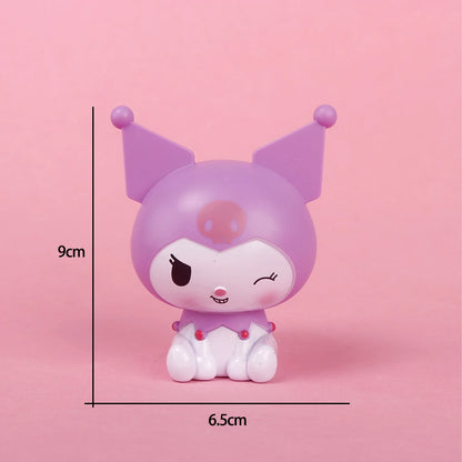 Kawaii Sanrio Purple Kuromi Figures Toy