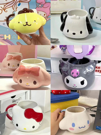 Sanrio Ceramic Mug (450ml) | Kuromi Coffee Cup