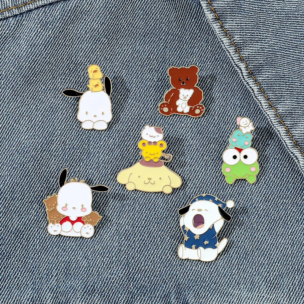 Sanrio Brooches featuring Pochacco