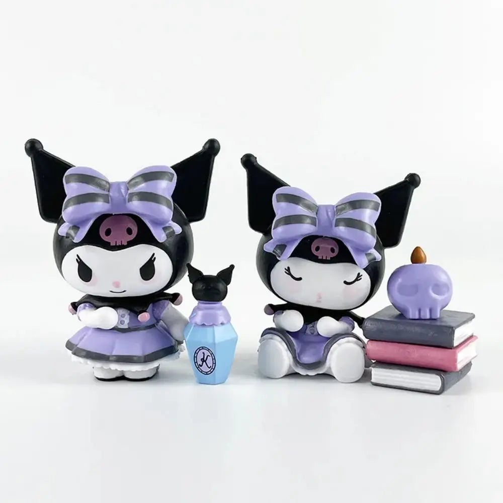 Sanrio Kuromi Lucky Divination Series Figure Toy Set (6 Pieces)