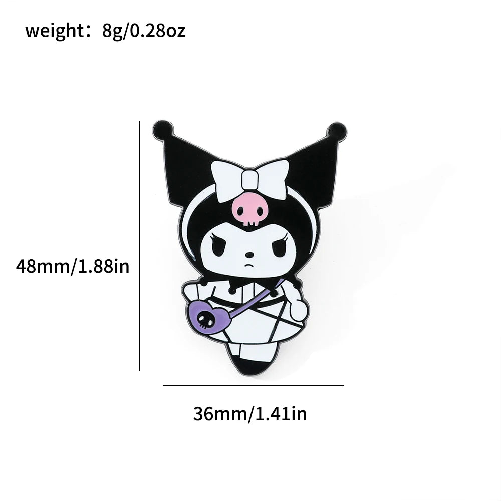 Enamel Lapel Pins by Sanrio for Halloween | Gothic Inspired