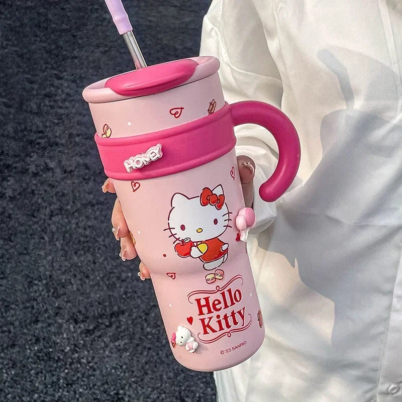 Sanrio Hello Kitty Water Bottle with Straw | 700/1200ml