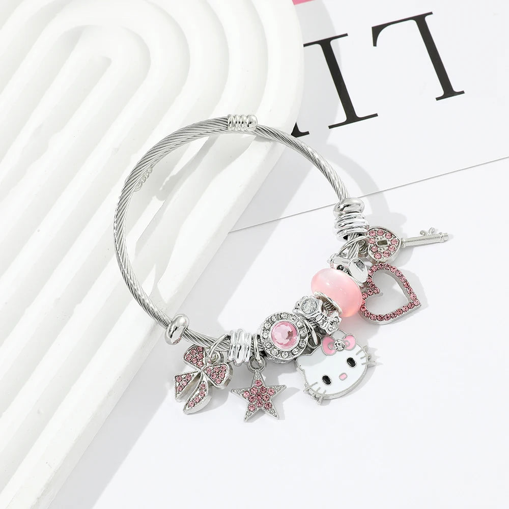 Sanrio Hello Kitty Adjustable Charm Bracelet