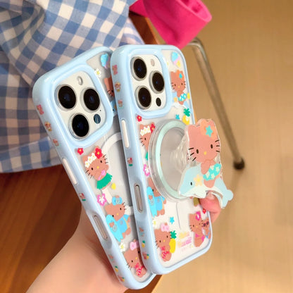 Sexy Hello Kitty Beach Phone Case – Magnetic, Hot & Fun