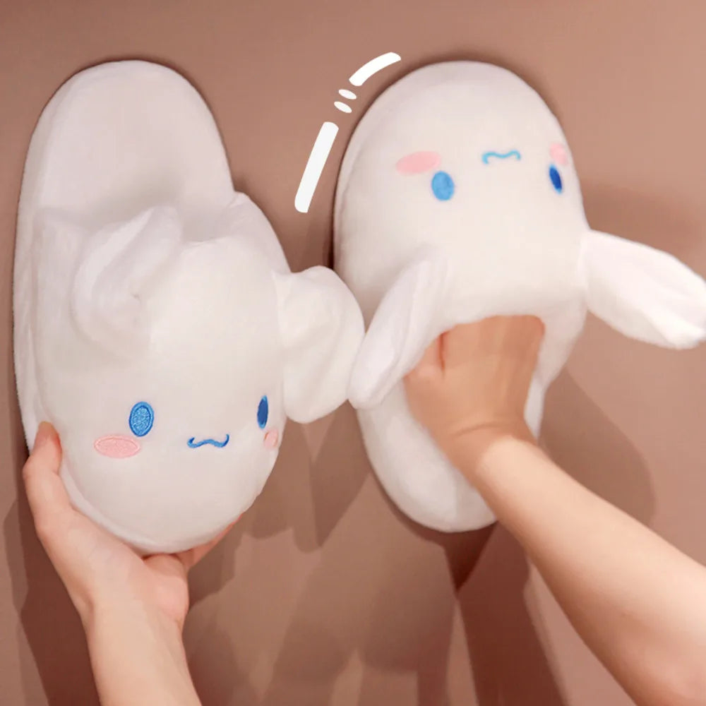 Sanrio Cinnamoroll House Slippers | Indoor Slippers with Moving Ears