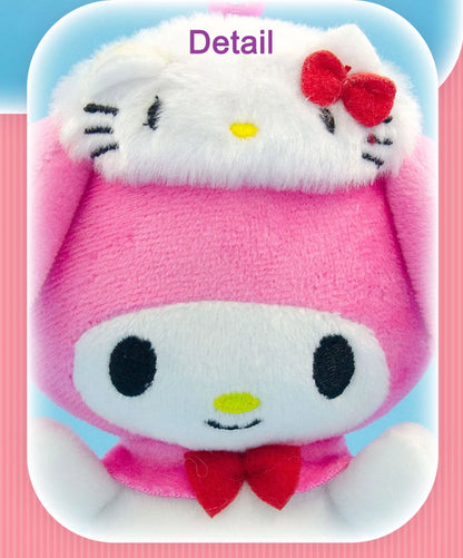 Sanrio My Melody Plush Doll | Hello Kitty Hat Style | 50th Anniversary Edition 13cm /22cm