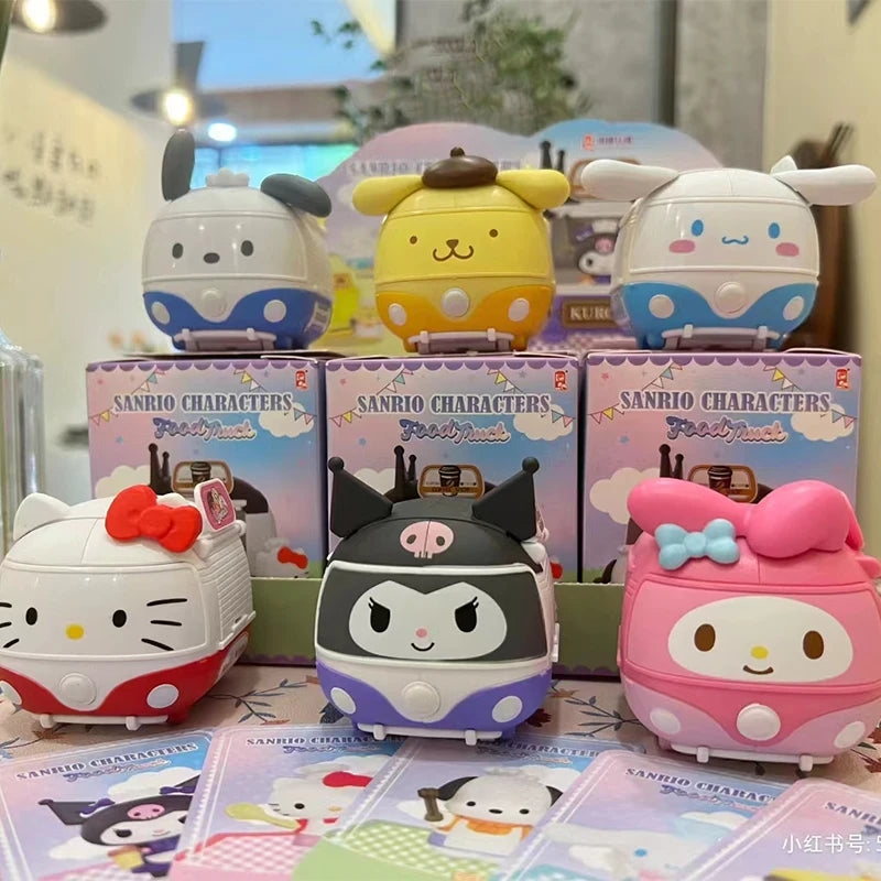 Sanrio Blind Box Mobile Food Truck Series | Pompompurin, Kuromi, My Melody, Hello Kitty, Pachacco