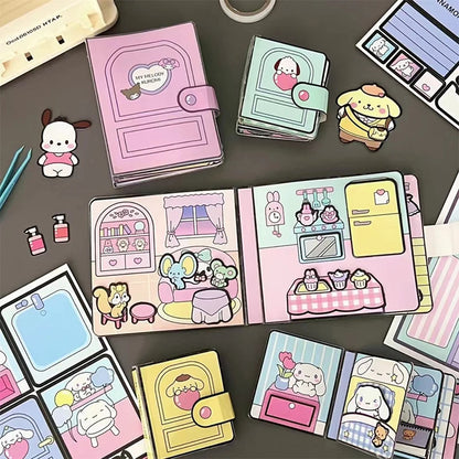 Sanrio Quiet Book DIY Kit | Ready-to-Assemble, No Cutting Needed