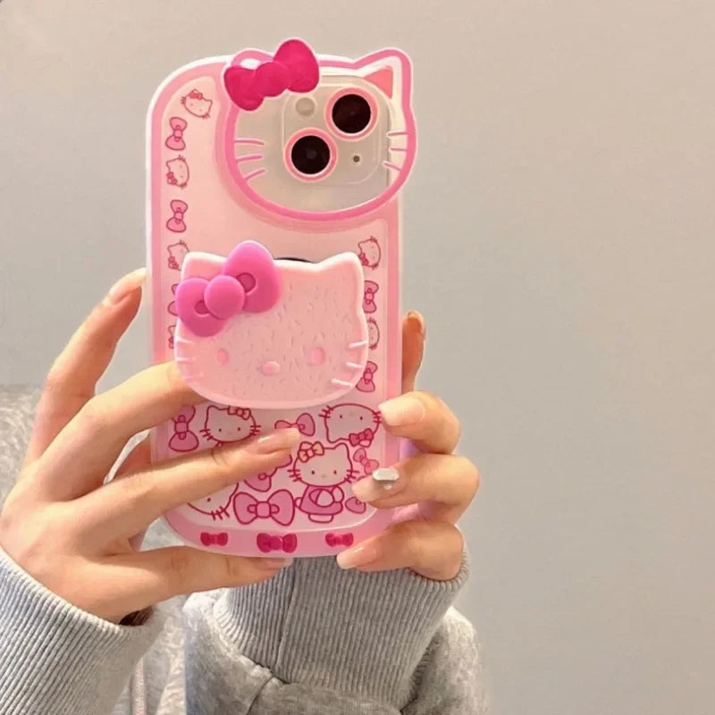 Sanrio Phone Cases with Stand and Holder | Hello Kitty Design