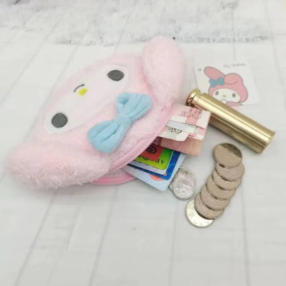 my Melody Soft Plush Coin Purse with Zip