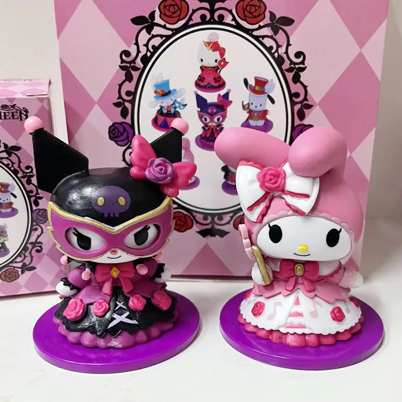 Halloween Masquerade Sanrio Kuromi or My Melody | Blind Box Figures