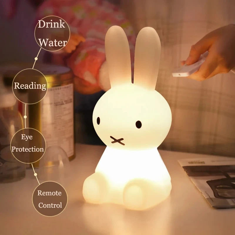 Kawaii Miffy Rabbit Night Light |28cm Miffy Lamp