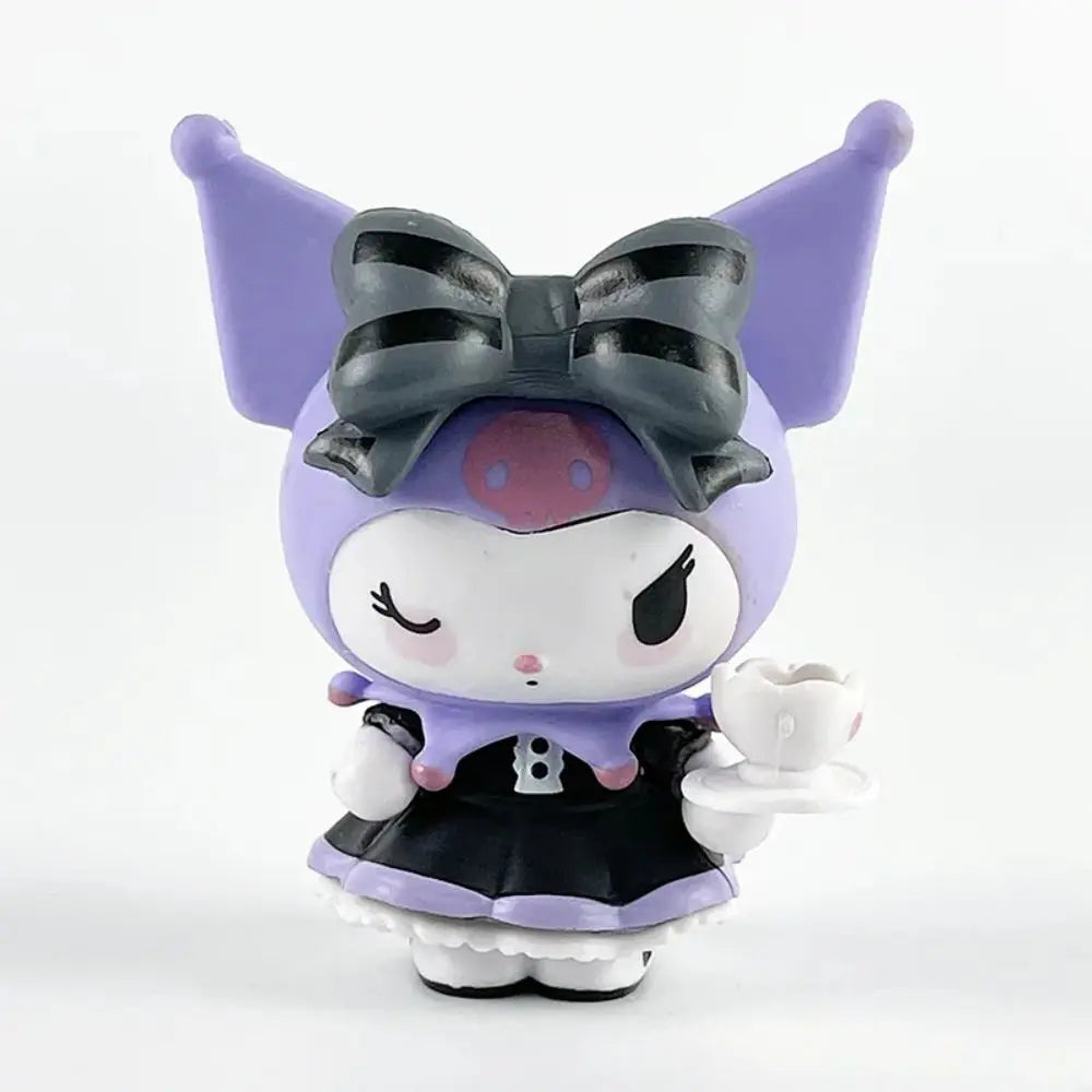 6Pcs Set of Sanrio Kuromi Figure Toys | Part of the Lucky Divination Series