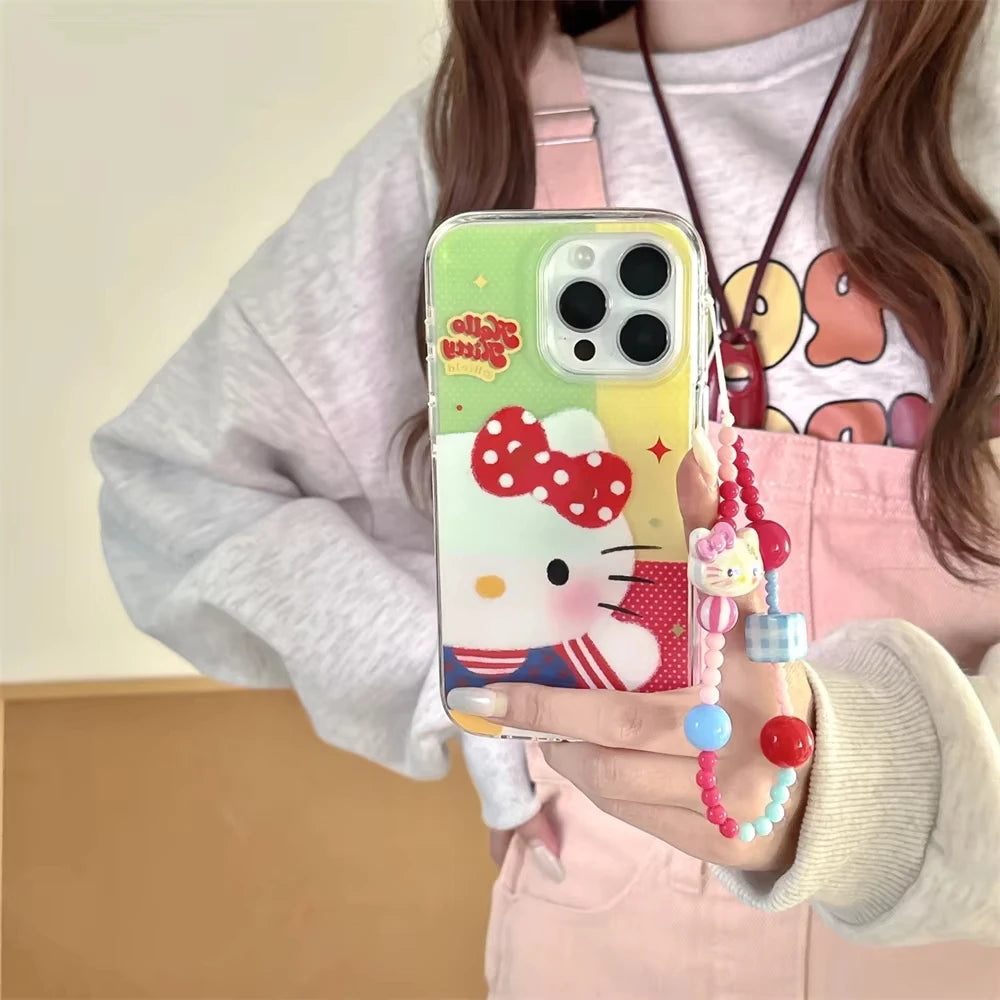 Snuggle Kitty Case – Kawaii Plush Shockproof Cover for Your Phone