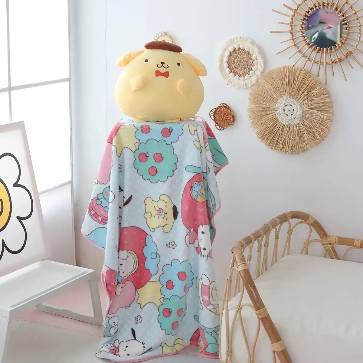Snuggle Me Pompompurin – Soft Plush Cushion Toy