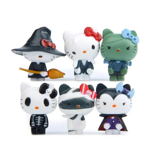 Spooky Hello Kitty Figurines: Halloween Mystique