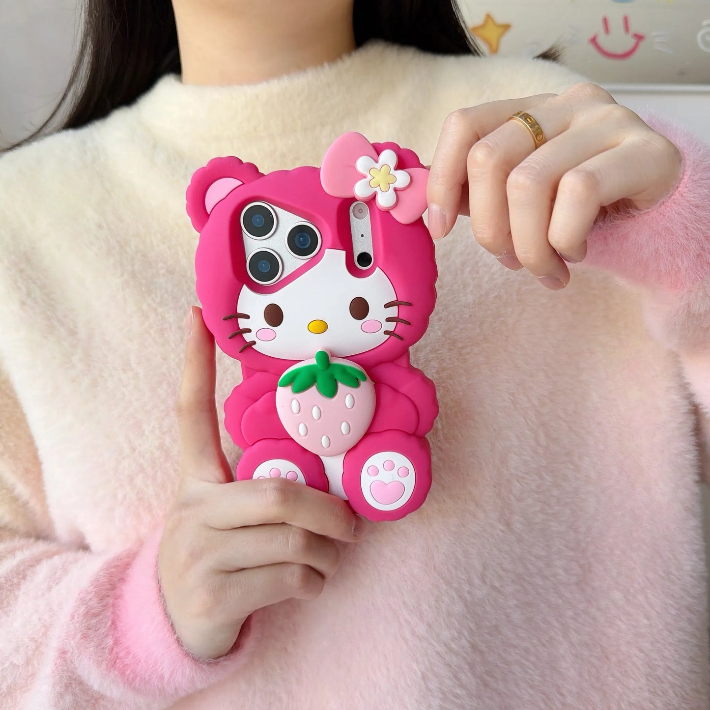 Sugar Rush Strawberry Hello Kitty Case