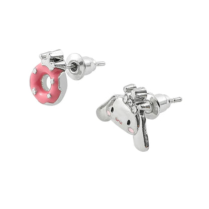 Sweet Cinnamoroll Donut Ear Studs – Kawaii Sanrio Accessory