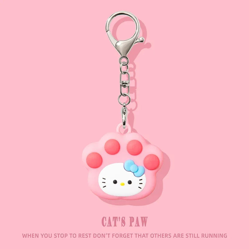 Sweet Hello Kitty AirTag Keychain – Soft Silicone Protective Cover