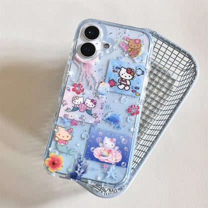 Tide & Tails – Hello Kitty Blue Seashore Phone Case