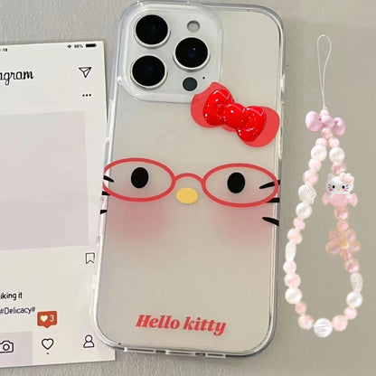 Transparent Hello Kitty Case – Slim Fit for iPhone