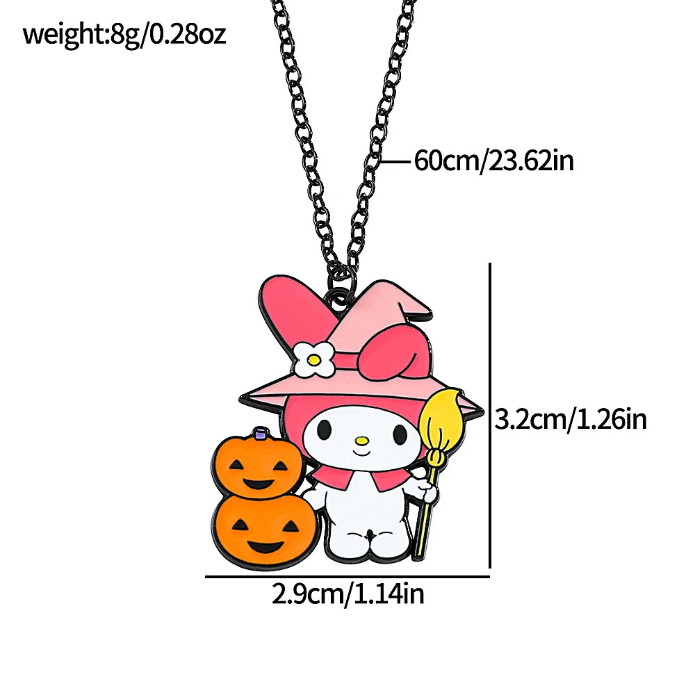 Wickedly Cute: Sanrio Halloween Trio Pendant Necklace