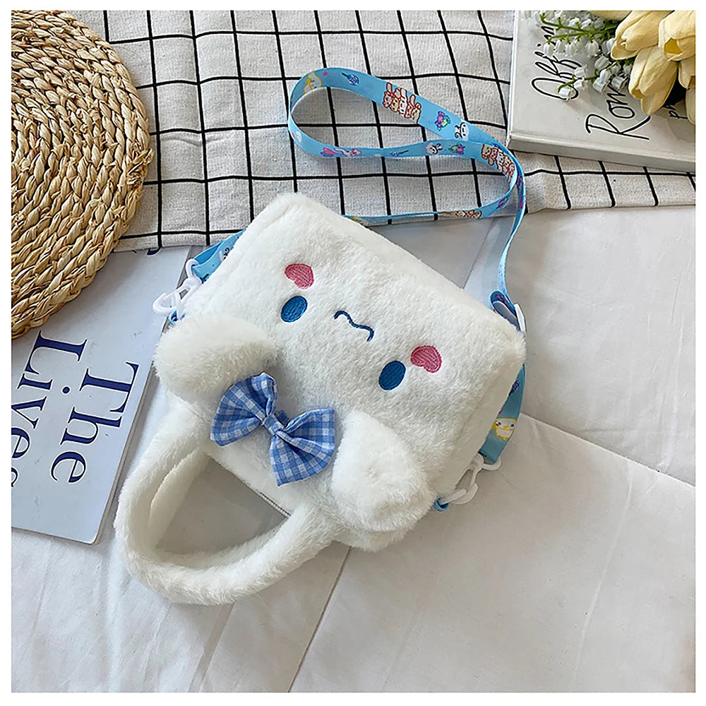 adorable Cinnamoroll Plush Crossbody bag