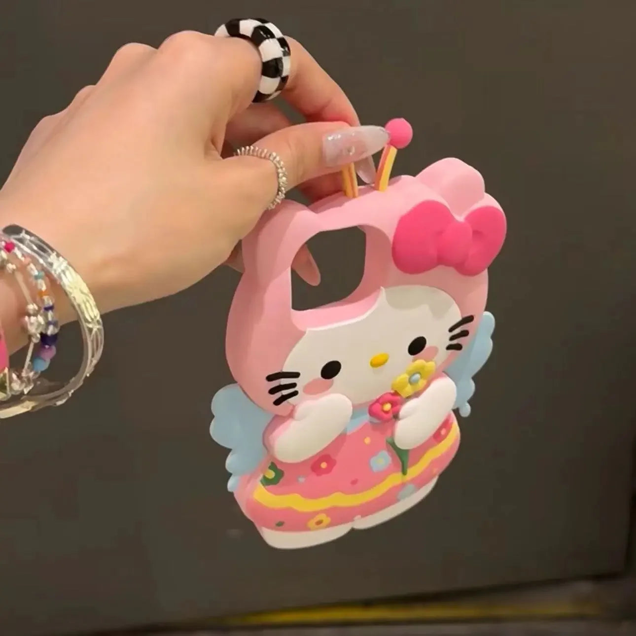 Fairy Butterfly Hello Kitty 3D Silicone Phone Case by Sanrio