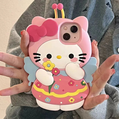 Hello Kitty Fairy Butterfly 3D Silicone Phone Case by Sanrio