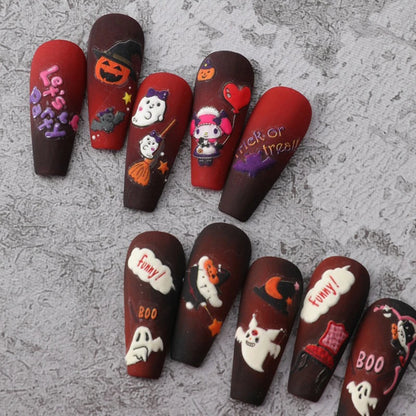 Sanrio Character 5D nail stickers Halloween series