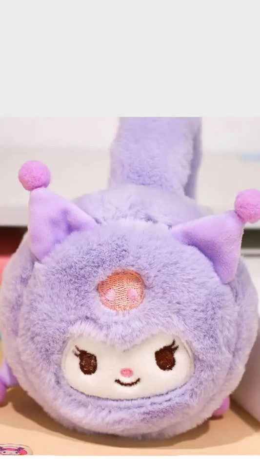 sanrio Kuromi Cartoon Earmuffs – Cozy Plush Ear Protection for Kids